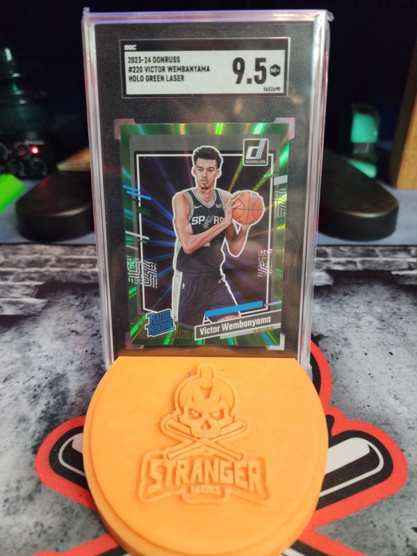 2023 Donruss Victor Wembanyama Green Laser SGC 9.5