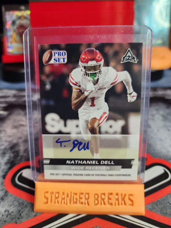 2022 Pro Set Nathaniel "Tank" Dell Autograph Card